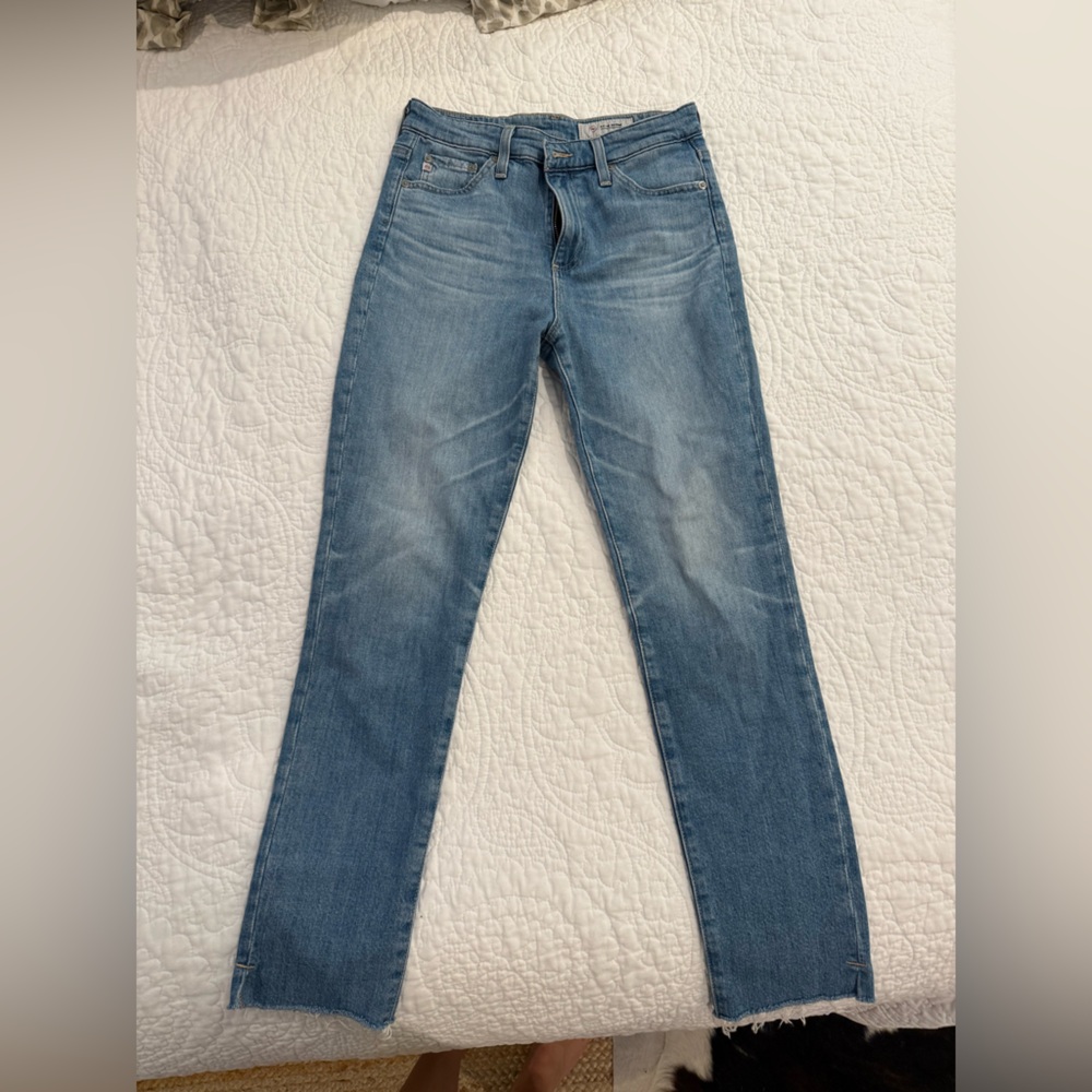 AG Adriano Goldschmied Light Blue Denim Jeans